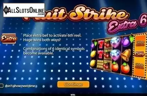 Intro. Fruit Strike: Extra 6 from Bet2Tech