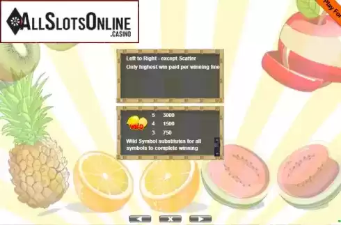 Screen5. Fruit Shop (Portomaso) from Portomaso Gaming