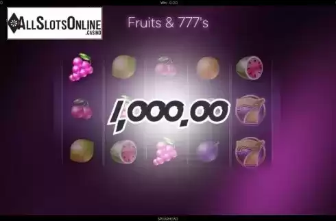 Win Screen 2. Fruits And Sevens (Spearhead Studios) from Spearhead Studios