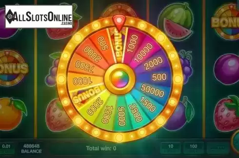 Wheels screen. Fruits Fortune Wheel from InBet Games