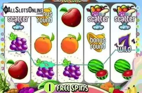 Scatter screen. Fruity Fortune Plus from MultiSlot