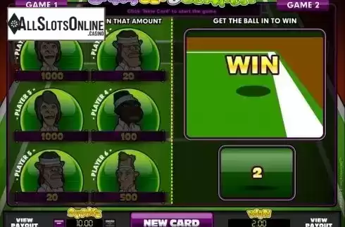 Game Screen. Game, Set and Scratch from Microgaming