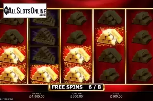 Win Screen 3. Gold Cash Free Spins from Inspired Gaming