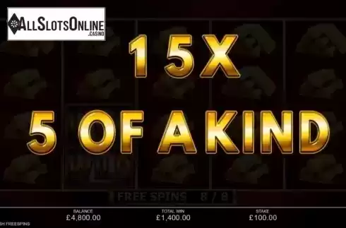 Mega Win. Gold Cash Free Spins from Inspired Gaming