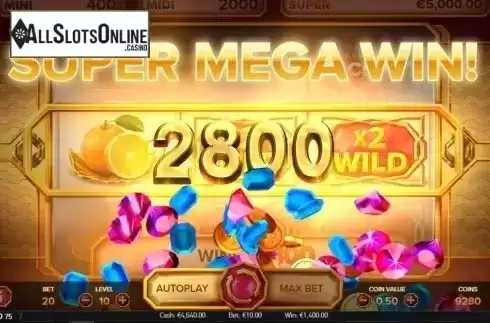 Super Mega Win. Grand Spinn Superpot from NetEnt