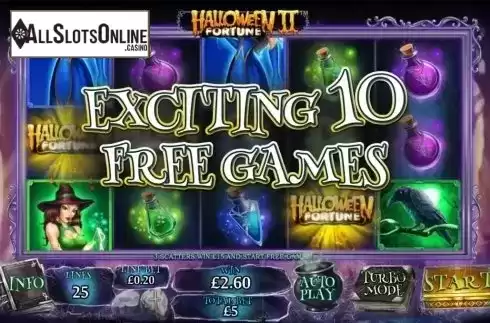 Screen3. Halloween Fortune II from Playtech