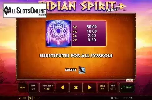 Features 2. Indian Spirit Deluxe from Greentube
