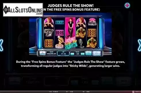 Free spins bonus featured. Judges Rule The Show! from Red Rake
