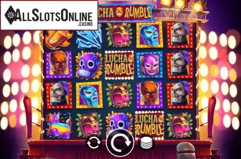Reel Screen. Lucha Rumble Jackpot from Eyecon