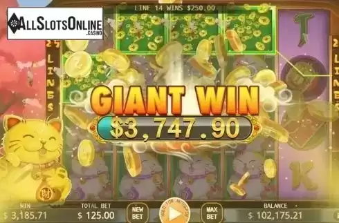 Giant Win Screen