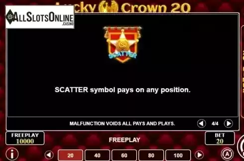 Scatter Symbol Screen