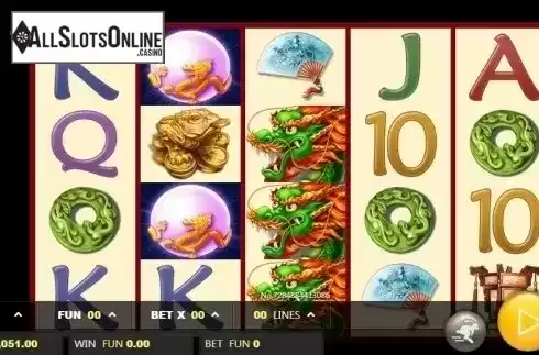 Reel screen. Lucky Dragons (JDB168) from JDB168