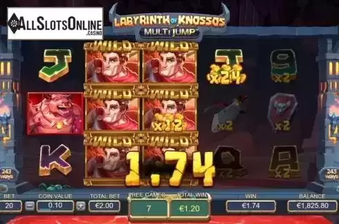 Free Spins 3. Labyrinth Of Knossos from Dream Tech