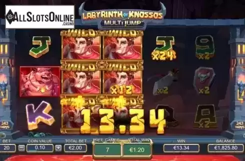 Free Spins 4. Labyrinth Of Knossos from Dream Tech