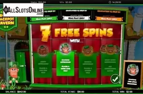 Free Spins Triggered. Luckys Jackpot Tavern from CORE Gaming