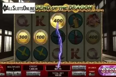 Win Screen. Legend of the Dragon from XIN Gaming