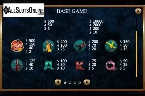 Paytable 2. Legend of the Dragon from XIN Gaming