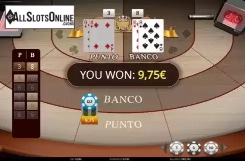 Game Screen. Punto Banco (iSoftBet) from iSoftBet