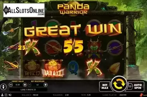 Great Win. Panda Warrior (Swintt) from Swintt