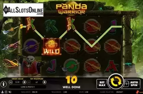 Win Screen 2. Panda Warrior (Swintt) from Swintt