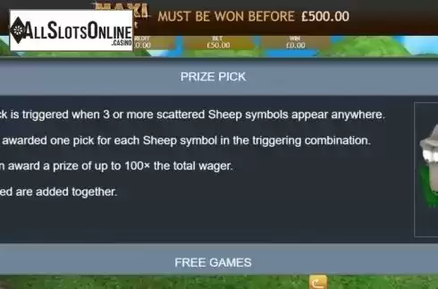 Prize Pick. Piggy Payout Jackpot from Eyecon