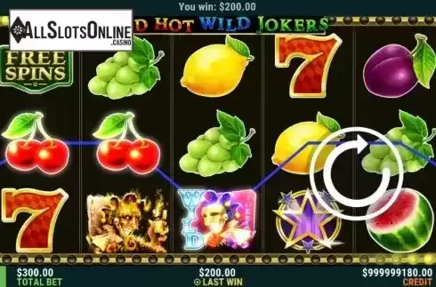 Win Screen 2. Red Hot Wild Jokers from Slot Factory