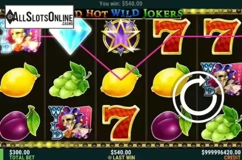 Win Screen 3. Red Hot Wild Jokers from Slot Factory