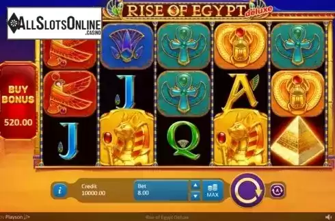Reel Screen. Rise of Egypt Deluxe from Playson