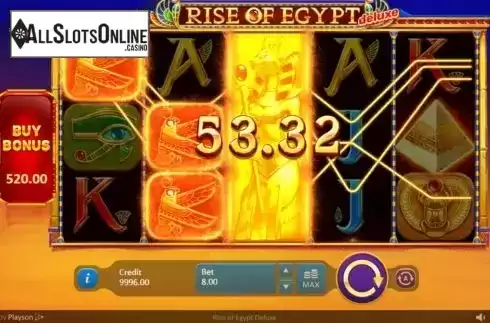 Win Screen 3. Rise of Egypt Deluxe from Playson