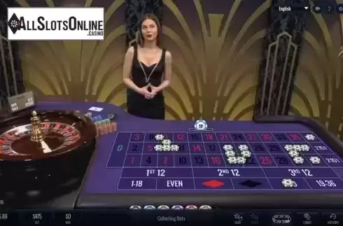 Game Screen. Roulette (LuckyStreak) from LuckyStreak