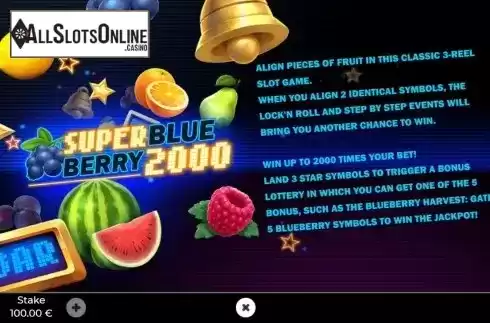 Info. Super Blueberry 2020 from GAMING1