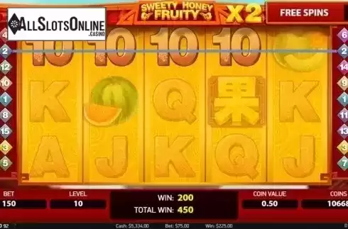 Free Spins 2. Sweety Honey Fruity from NetEnt