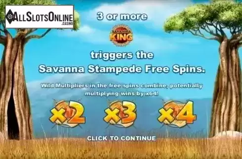 Features. Savanna King - Jackpot from Genesis