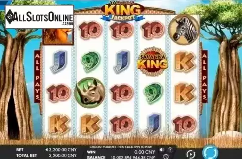 Main game. Savanna King - Jackpot from Genesis
