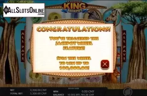 Won jackpot. Savanna King - Jackpot from Genesis