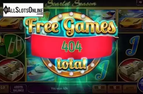 Win Free Game screen