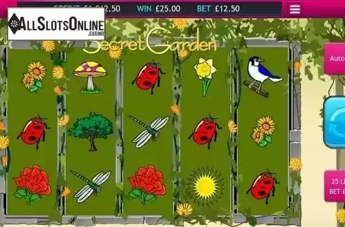 Scatter win screen. Secret Garden (Eyecon) from Eyecon