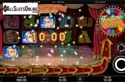 Win Screen. Showtime Spectacular from Live 5