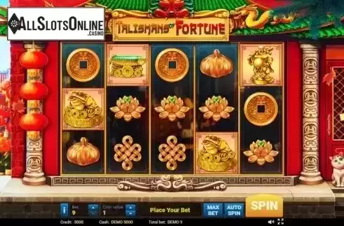 Reel screen. Talismans of Fortune from Evoplay Entertainment