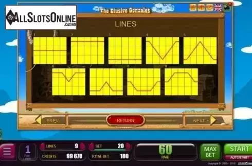 Lines. The Elusive Gonzales from Belatra Games