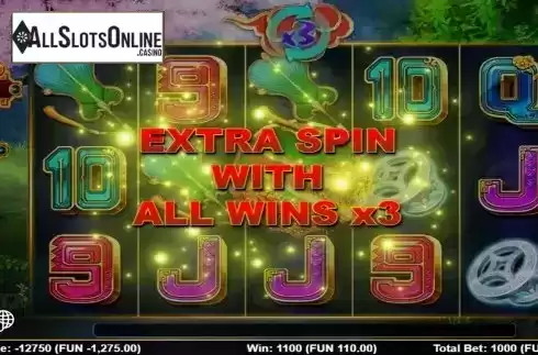 Extra Spin screen