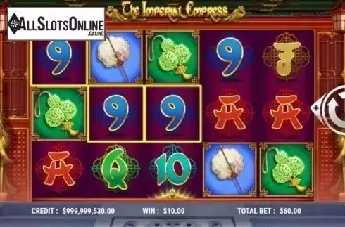 Win Screen. The Imperial Empress from Slot Factory