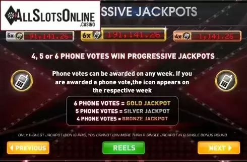 Screen4. The X Factor Jackpot from Ash Gaming
