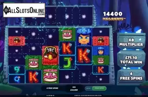 Free Spins 4. Tiki Totems Megaways from Roxor Gaming