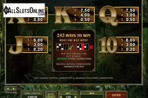 Screen7. Untamed Bengal Tiger from Microgaming