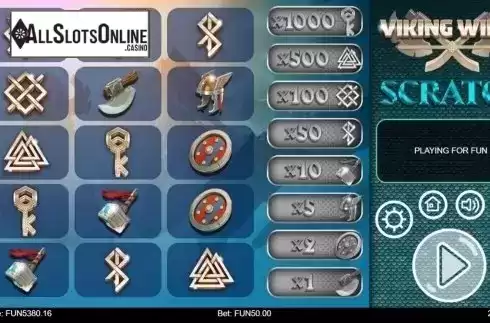 Game Screen 4. Viking Wilds Scratch from IronDog