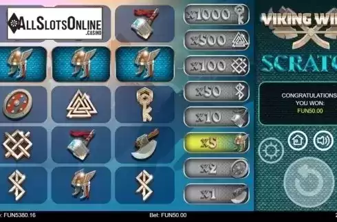 Game Screen 5. Viking Wilds Scratch from IronDog