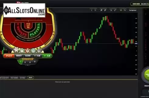 Start Screen. Wall Street Baccarat from Candle Bets
