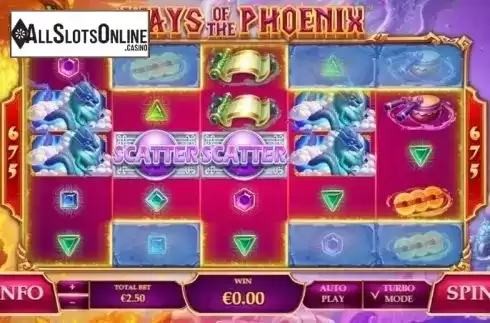 Reel Screen. Ways of the Phoenix from Playtech
