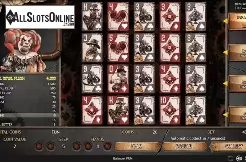 Win Screen 3. 4H Steam Joker Poker from Espresso Games